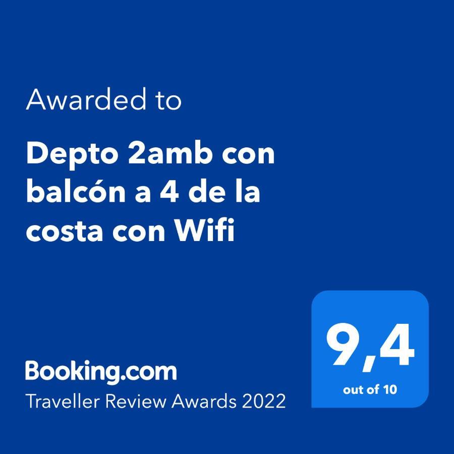 Depto 2amb Balcon A 4 De La Costa Con Wifi Y Aire Acondicionado Apartment *